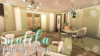 BLOXBURG Matcha Family House  SPEEDBUILD interior