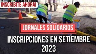 COMPLETA EL FORMULARIO E INSCRIBITE EN JORNALES SOLIDARIOS