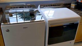 Review Whirlpool 4.7-cu ft High-Efficiency Top-Load Washer with Pretreat Station & Dryer