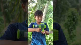 Súng to vs Súng nhỏ loại nào xịn nhất  Noob vs Pro vs Hacker Nerf Gun #shorts #AnhCàRốt