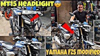 Yamaha fZS 150 modified mt15 headlight-modification-look like osm