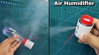 How to make Ultrasonic Air Humidifier  Homemade air Humidifler at home  mist maker