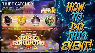 Get Rank 1 in Thief Catcher event in Rise of Kingdoms l BOOM BOOM BABY