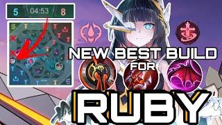 NEW BEST BUILD FOR SUSTAIN TYPE RUBY  RUBY GAMEPLAY S32-2024  HAPPY 100th GAMEPLAY  ikanji  MLBB