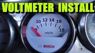 VOLTMETER INSTALL aftermarket