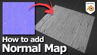 How to add Normal Map in Blender 4
