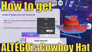 How to get ALTÉGO’s “Couldn’t Care Less” Cowboy Hat in AVNU Where Music Meets  6k Stock