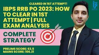 IBPS RRB PO 2023 Strategy How to Crack the Exam in 1st Attempt  Exam Analysis Bank Exams 2023