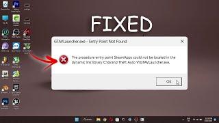 GTA V Entry point NOT found  Opening Error  Steam Error  GTA V not opening  launching error