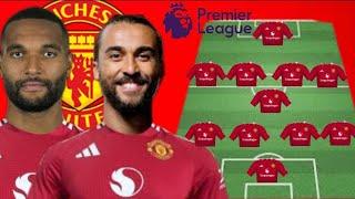 DONE DEALS NEW Man United Potential 4-1-4-1 Line Up With Tah & Lewin Under Ten Hag Season 202425