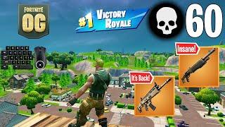 60 Elimination Solo Squads Wins Full Gameplay Fortnite OG