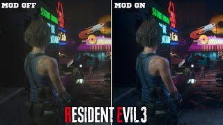 Resident Evil 3 Remake2020 - Vanilla vs Reshade Graphics Mod Comparison Gameplay PC 1080P FHD