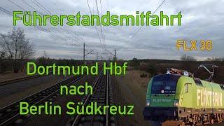 Quer durchs Land  FlixTrain  Führerstandsmitfahrt  Köln - Dortmund - Berlin  BR 182 Taurus