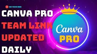 Canva Pro Free Team Link  Genuine Canva Pro Invite Link  FREE LIFETIME EXCLUSIVE Access