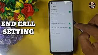 Oppo F21 Main Power Button Se Call Cut Kaise Karen  End Call Setting in Oppo F21