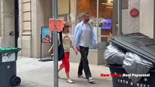 Jennifer Lawrence and husband Cooke Maroney didnt want to hold hands was walking to a restaurant.