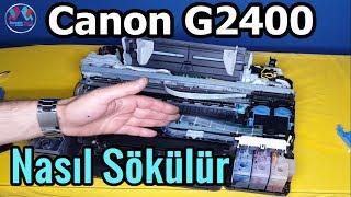 How the Canon g2400 printer is assembled videos