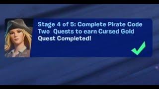 Fortnite - Complete Pirate Code Two quests to earn Cursed gold - Chapter 5 Season 3