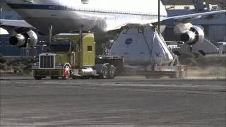 NASAs OrionMPCV Capsule Departs Dryden for KSC