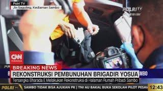 Rekonstruksi Saat Bharada E Mengambil Senjata di Mobil