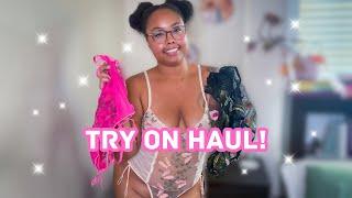 4k Transparent Bodysuit TryOn  Colorful Lingerie Haul  Ani Astra