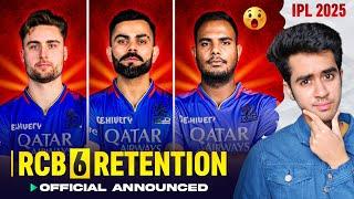 IPL 2025 RCB Retained Players List  RCB Retained Players 2025 IPL  RCB Squad 2025 With Retention