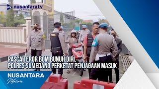 Pasca Teror Bom Bunuh Diri Polres Sumedang Perketat Penjagaan Masuk