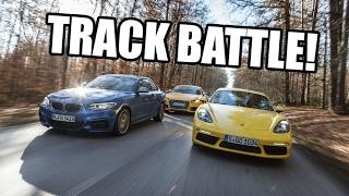 Track Battle Audi TTS vs. BMW M240i vs. Porsche 718 Cayman  Hockenheim  Onboard  sport auto