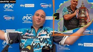 Rob Cross SURVIVES SIX match darts against Gian van Veen and believes nobody can beat his A game