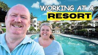 A Day in THE LIFE of an ON-SITE RESORT COUPLE  Gold Coast Australia