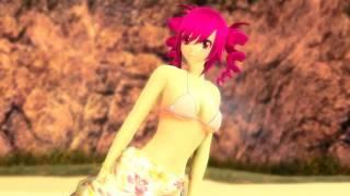 MMD Yandere Simulator- Kokona on the beach 「Marine Dreamin」