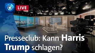 Plötzlich Hoffnungsträgerin Kann Harris Trump schlagen?  ARD-Presseclub