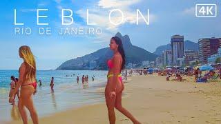  Rio de Janeiro BEACH Leblon District Brazil  4K 2022