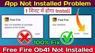 free fire app not installed  free fire app not installed problem  free fire install nahi ho raha