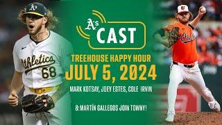 Treehouse Happy Hour  Mark Kotsay Joey Estes Cole Irvin & Martín Gallegos join Towny
