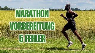 MARATHON TRAINING Vermeide diese Fehler