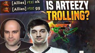 Mason Is Arteezy Trolling??? Masao Playing Sup 5 Is a Mistake ft. Arteezy vs. Fear