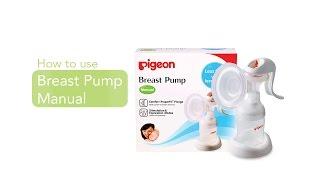 How to use Pigeon Breast Pump Manual