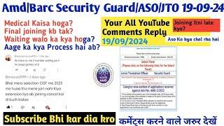 My YouTube channel comments Reply 190924  BarcAmd Security Guard Aso Jto and any other imp com