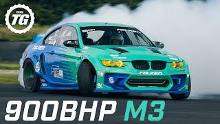 The Most Sideways BMW M3 Ever 900bhp 9000rpm & 2JZ Engine Swap ft. James Deane  Top Gear