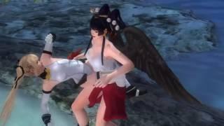 DOA5LR MARIE CHEST PUNCH TENGU RYONA