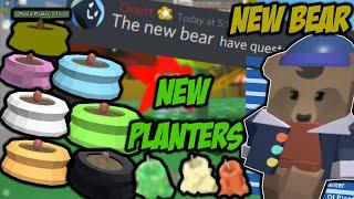 New Dapper Bear 11 Planter Types Gummy Boots Buff Price Changed Beesmas Decorations Back