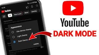 How To Turn ON DARK Mode On YouTube  Enable Dark Mode On YouTube  Dark Theme On YouTube