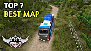 TOP 7 Best Map In Bus Simulator Indonesia New Update 4.0 By Maleo  Bus Gameplay