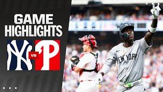 Yankees vs. Phillies Game Highlights 72924  MLB Highlights