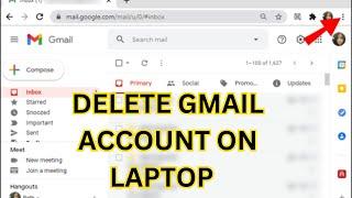 How to delete gmail account on laptop 2024how to delete your gmail account permanently on Pc or Mac