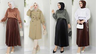 ملابس تركية للمحجبات  موضة خريف 2025 modest clothing Mohammed hijab  Hijabi girl  modest fashio