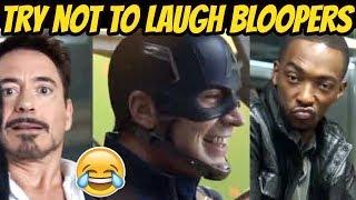 Captain America Civil War Hilarious Bloopers - Chris Evans & Robert Downey Jr.