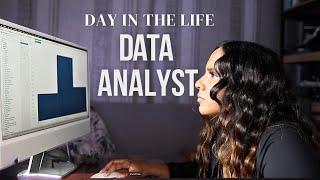 Day in the Life of a Data Analyst Work From Home  *Realistic*