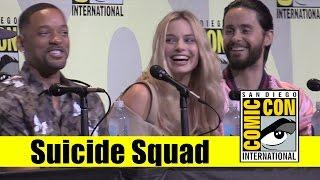 Suicide Squad  2016 Comic Con Full Panel Will Smith Margot Robbie Jared Leto